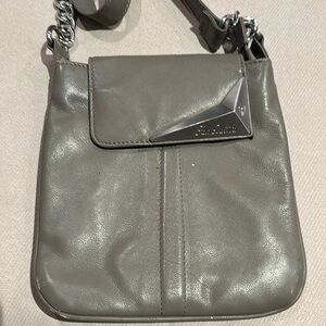 SAN Babila grey and silver crossbody